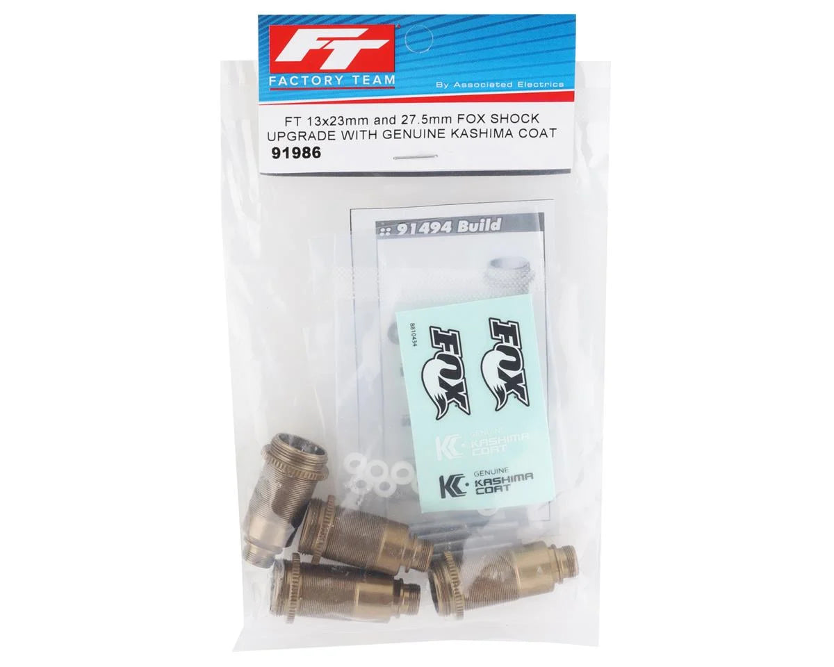 Team Associated Factory Team FOX Kashima Coated Shock Body Kit (13x23mm & 27.5mm) 91986