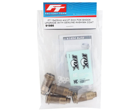 Team Associated Factory Team FOX Kashima Coated Shock Body Kit (13x23mm & 27.5mm) 91986