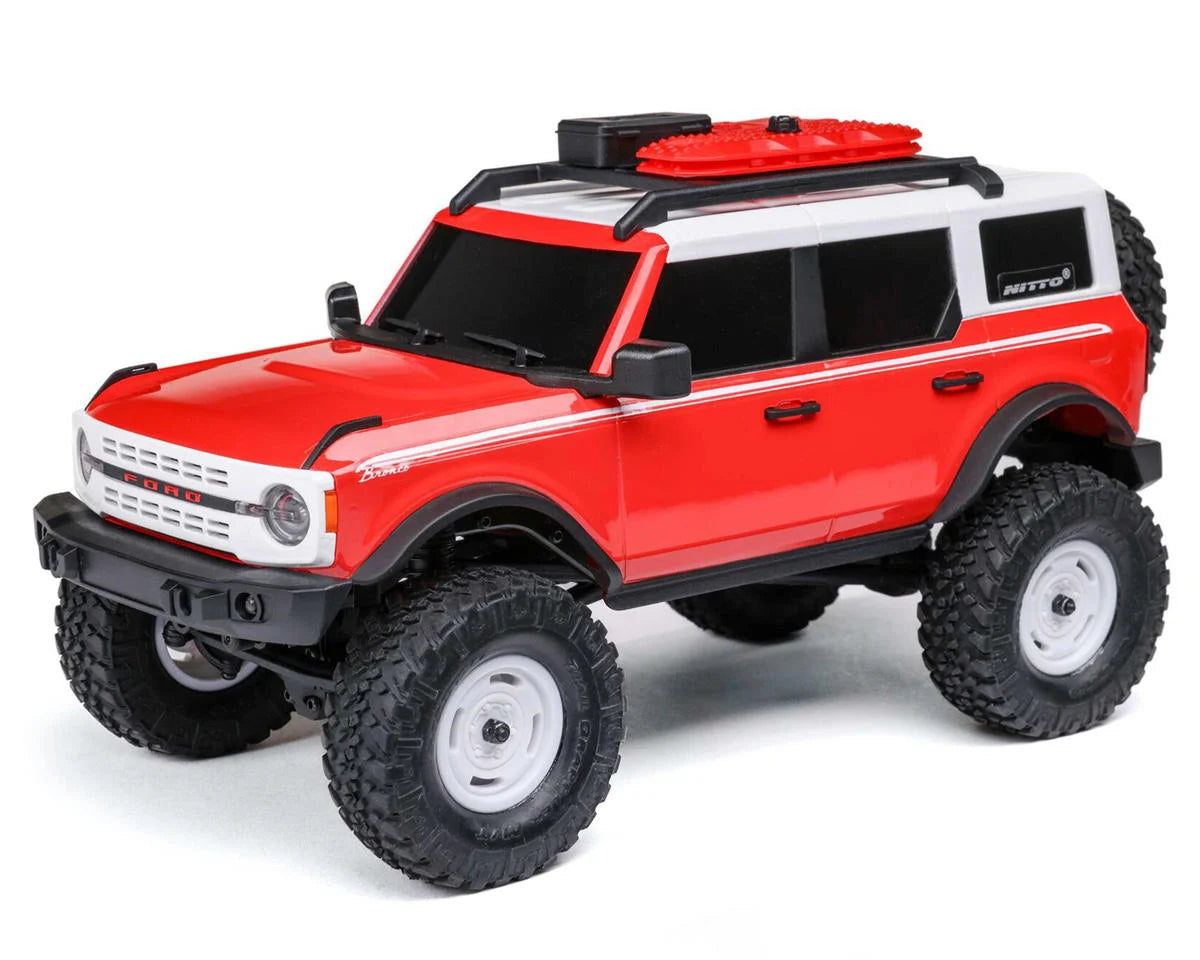 Axial SCX24 Ford Bronco Hard Body 1/24 4WD RTR Scale Mini Crawler (Heritage Red) AXI00006V2T6