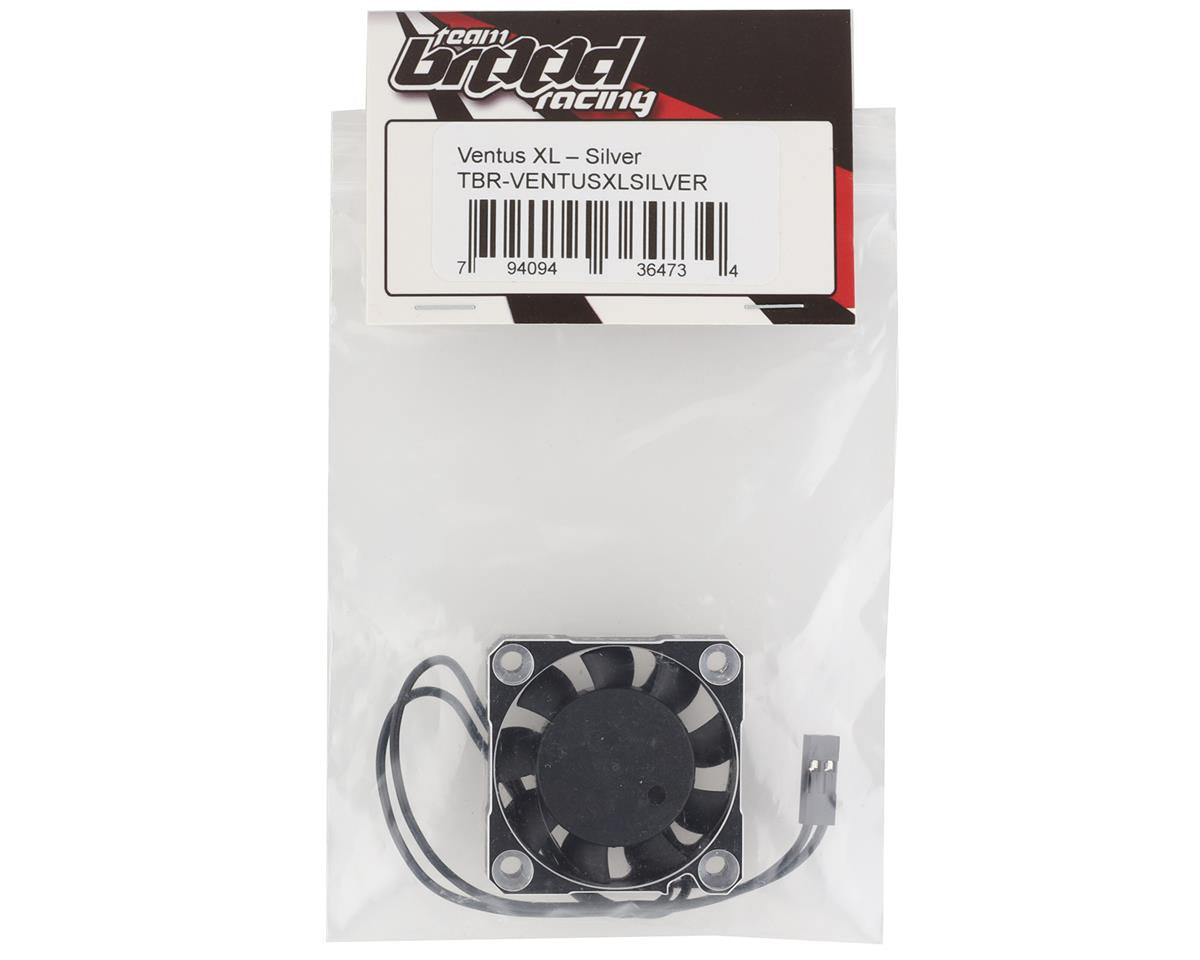 Team Brood Ventus XL 40mm HV Aluminum Cooling Fan (Silver) BRO-TBR-VENTUSXLSILVER