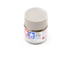 Tamiya X-32 Metallic Titan Silver Acrylic Paint (10ml) 81532