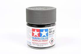 Tamiya XF-56 Flat Metal Grey Acrylic Paint (10ml) 81756