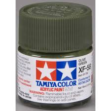 Tamiya XF-58 Flat Olive Green Acrylic Paint (10ml) 81758