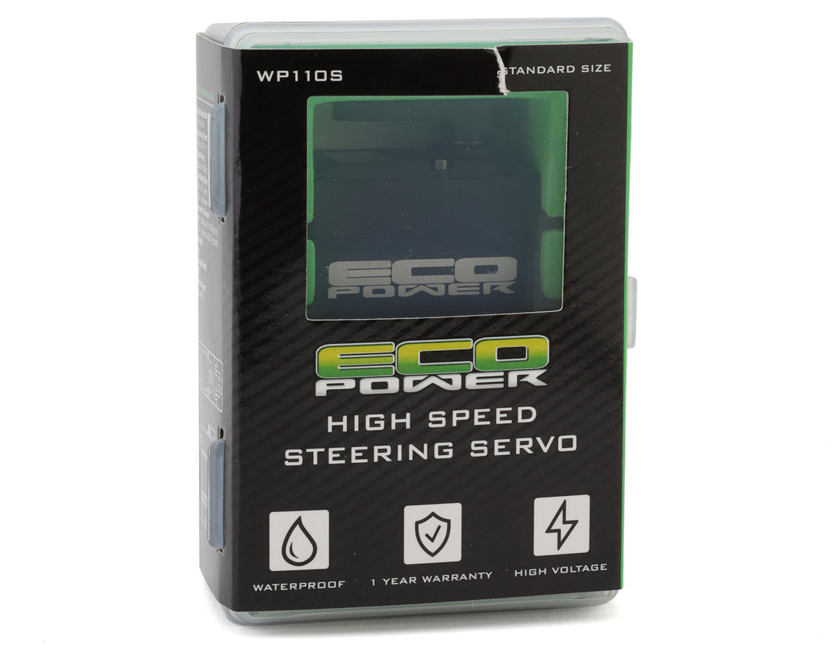 EcoPower WP110S Waterproof High Speed Metal Gear Servo for 1/10 2wd Traxxas™, ARRMA™, Losi™ & other vehicles ECP-110S