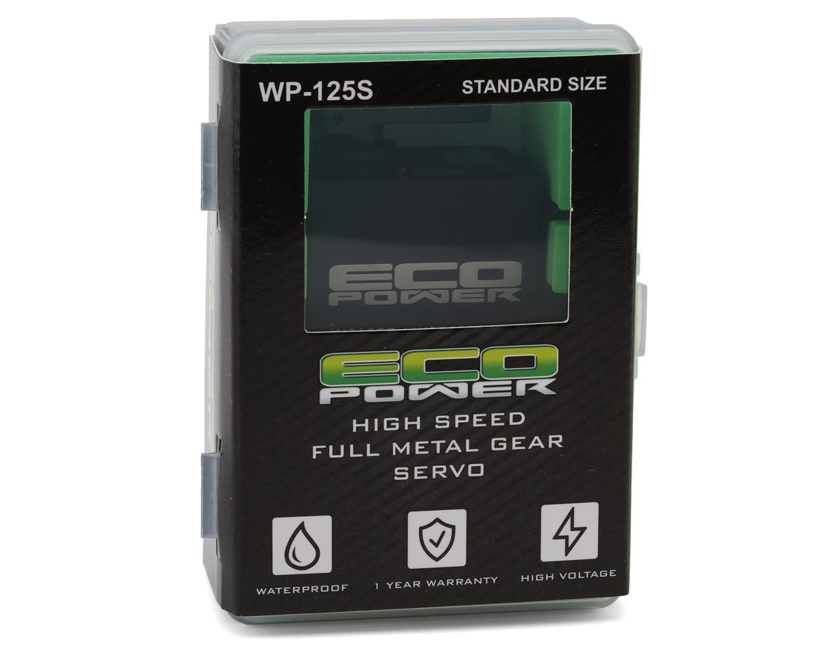 EcoPower WP125S Waterproof High Speed Metal Gear Digital Servo (HV) ECP-125S
