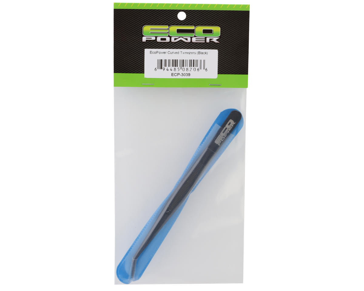 EcoPower Curved Tweezers (Black) ECP-3039