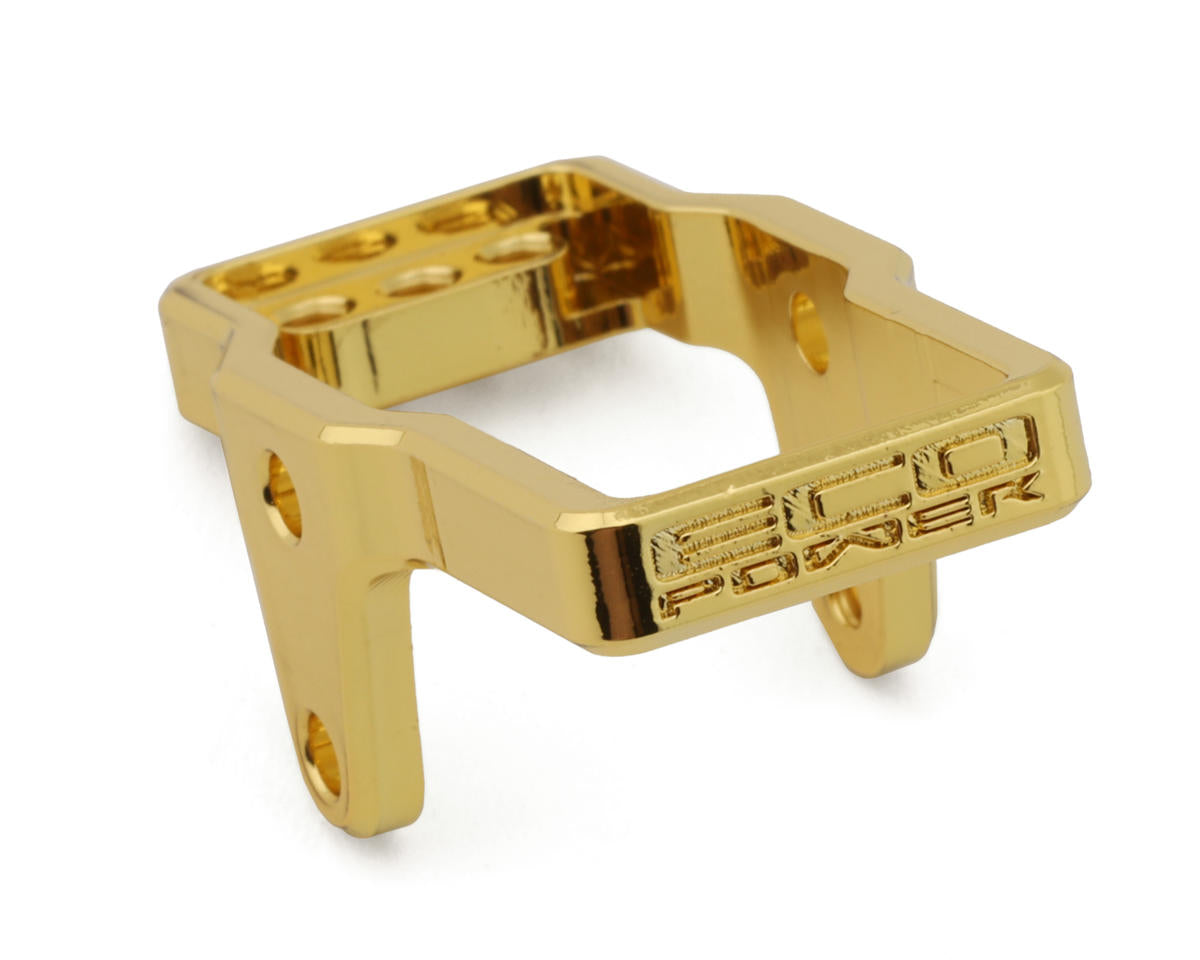 EcoPower CNC-Machined Brass Servo Mount for Traxxas™ TRX-4M (Gold) (8g) ECP-3073