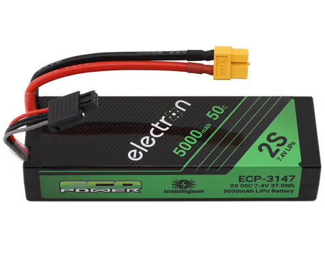 EcoPower "Electron" 2S 50C Intelligent LiPo Battery w/XT60 Connector (7.4V/5000mAh) ECP-3147