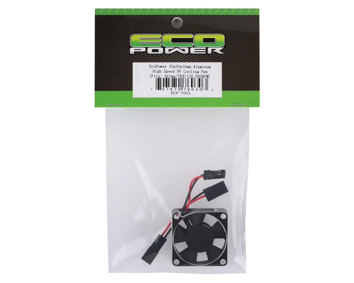 Arrma Kraton 6S BLX EcoPower Aluminum 35mm High Speed HV Cooling Fan ECP-7001
