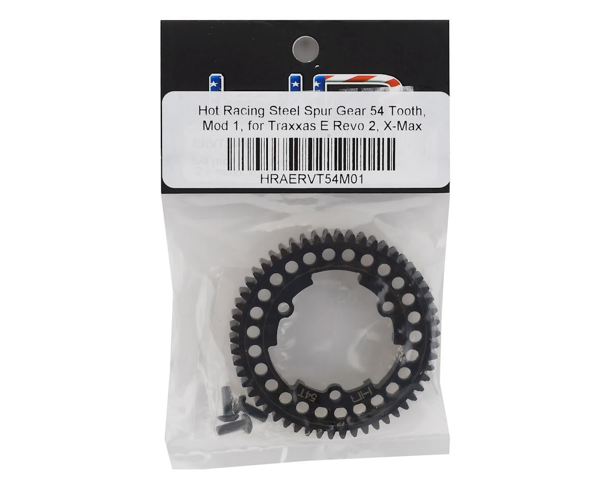 Hot Racing E Revo 2.0/X-Maxx/XO-1 Steel Mod 1 Steel Spur Gear (54T) ERVT54M01