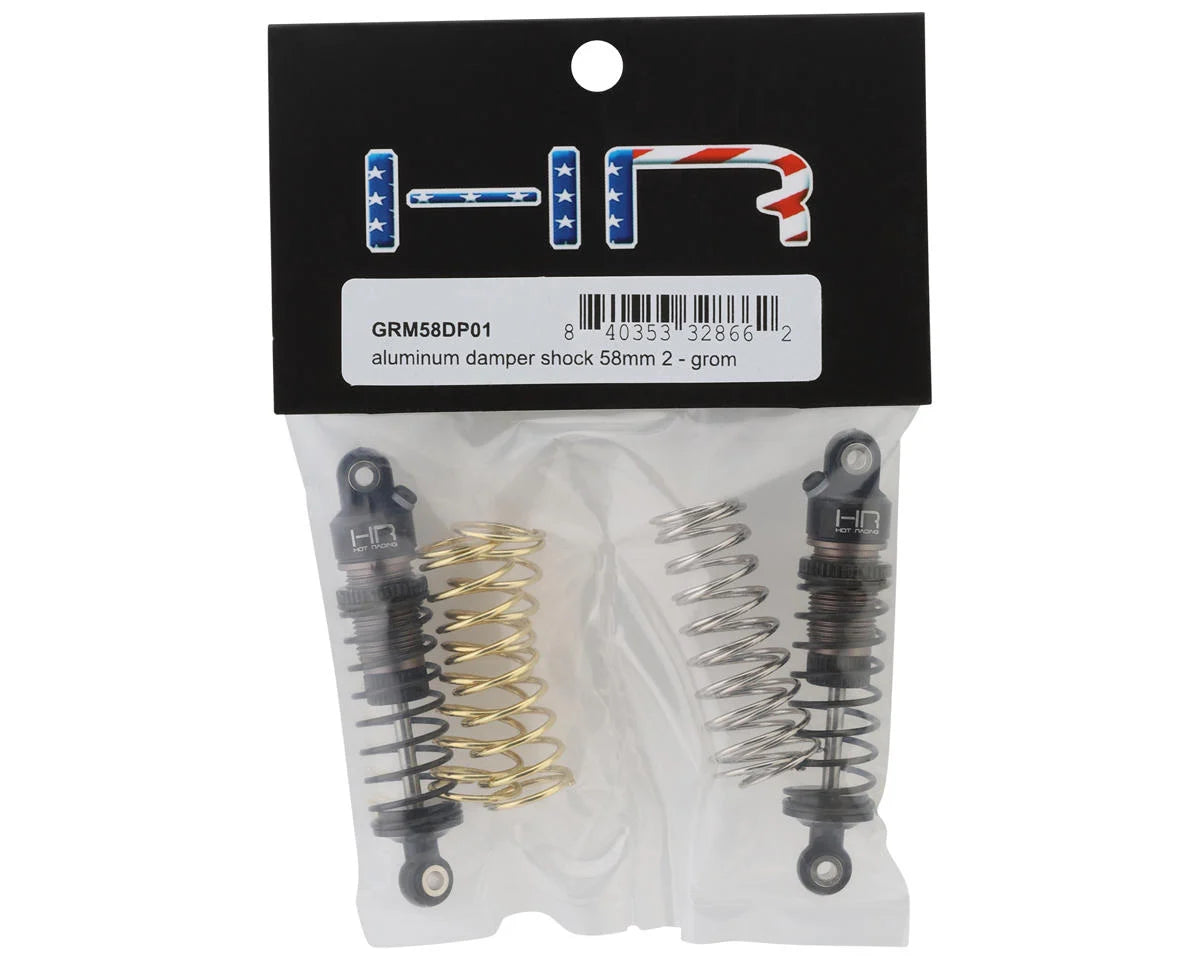 Hot Racing Arrma Grom 58mm Aluminum Shock Set (2) (Front/Rear) GRM58DP01