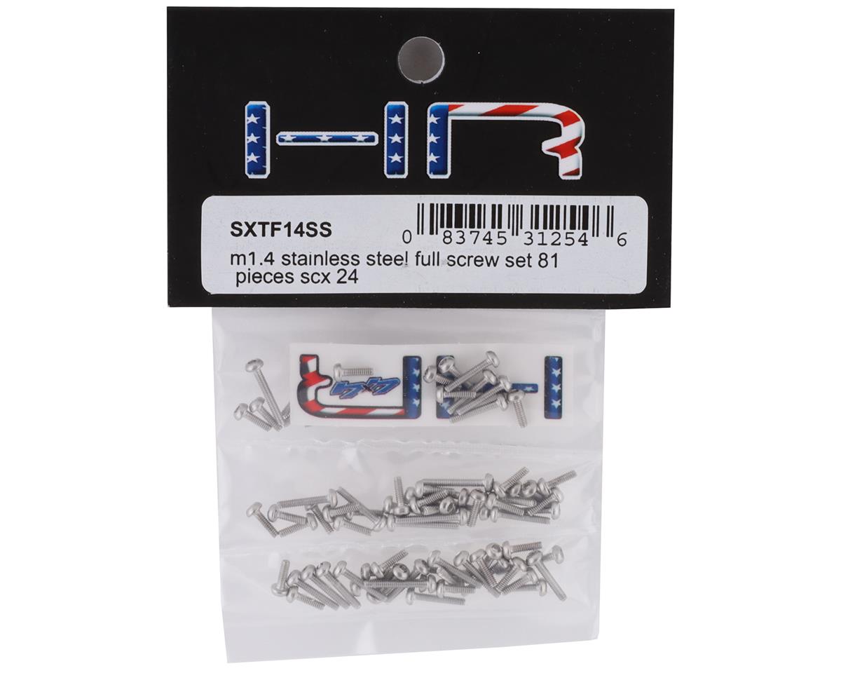 Hot Racing Axial SCX24 M1.4 Full Screw Set (81) SXTF14SS