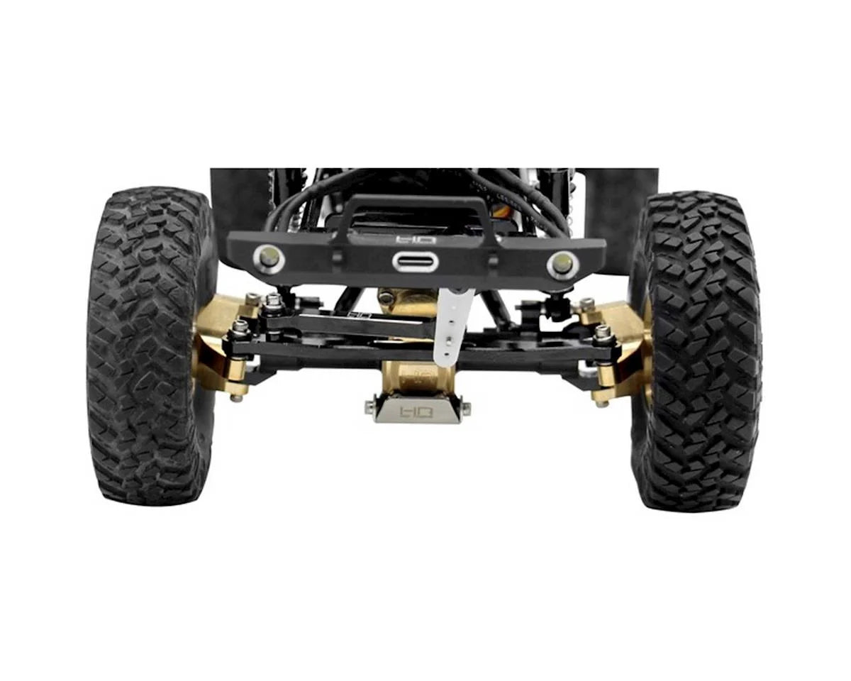 Hot Racing Axial SCX24 Aluminum Fix Tight Tolerance Steering Rod Link (Black) SXTF49X01