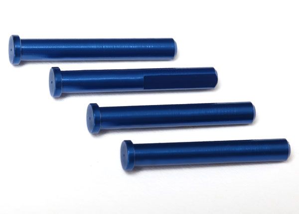 TRAXXASALIAS MAIN SHAFT BLUE ALUMINUM (4) 6633X
