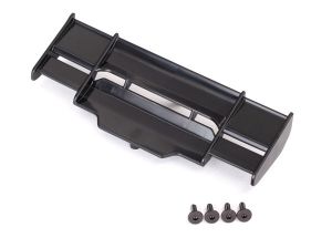TRAXXAS Wing, Rustler® 4X4 (black)/ 3x8 FCS (3) 6721