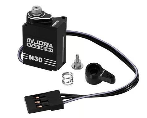 Injora SCX30 N30 Nano High Torque Metal Gear Aluminum Servo w/Servo Saver INJS-N30