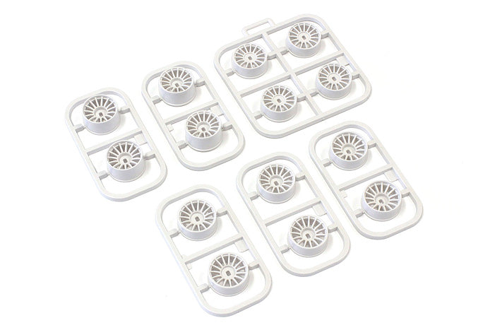 KYOSHO Mini-Z AWDMulti Offset Wheel Set (White/ AWD/14pcs) MDH100W