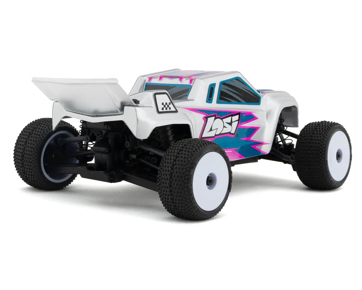 Losi Micro-T 1/28 RTR 2WD Stadium Truck (Silver) LOS-1392T2