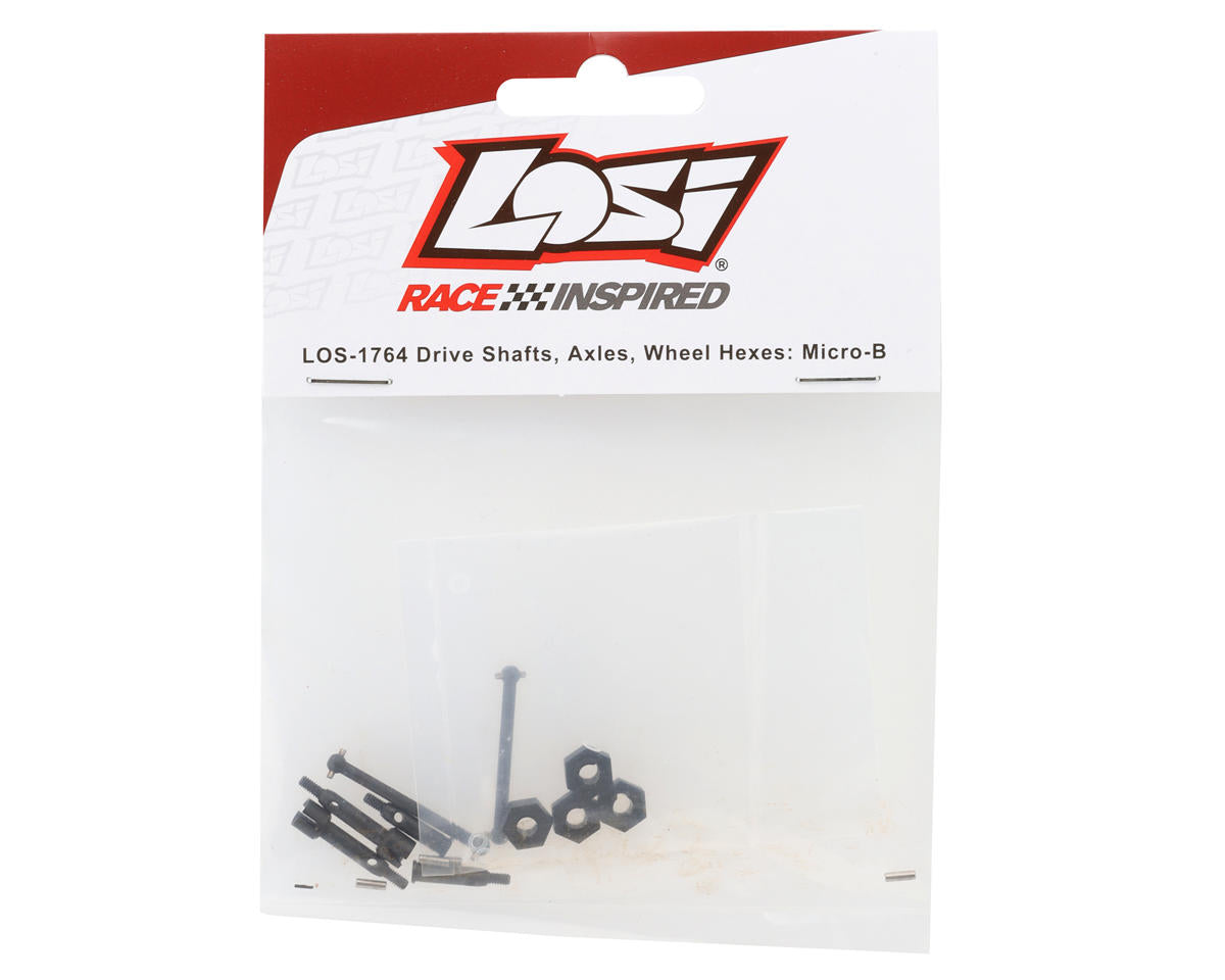 Losi Micro-B Drive Shafts, Axles & Wheel Hexes LOS-1764