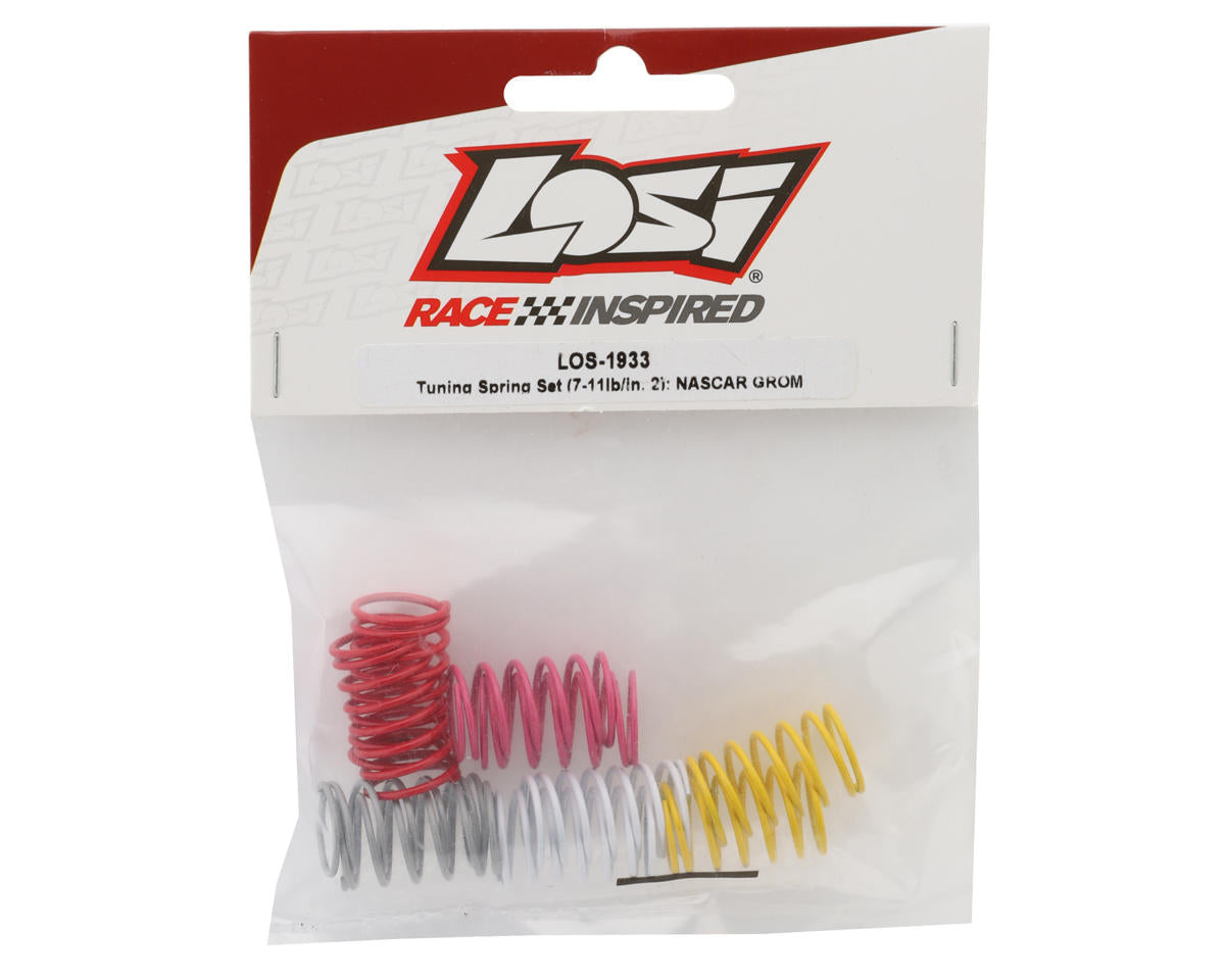 Losi NASCAR Tuning Shock Springs Set (7-11lb/in) (2) LOS-1933