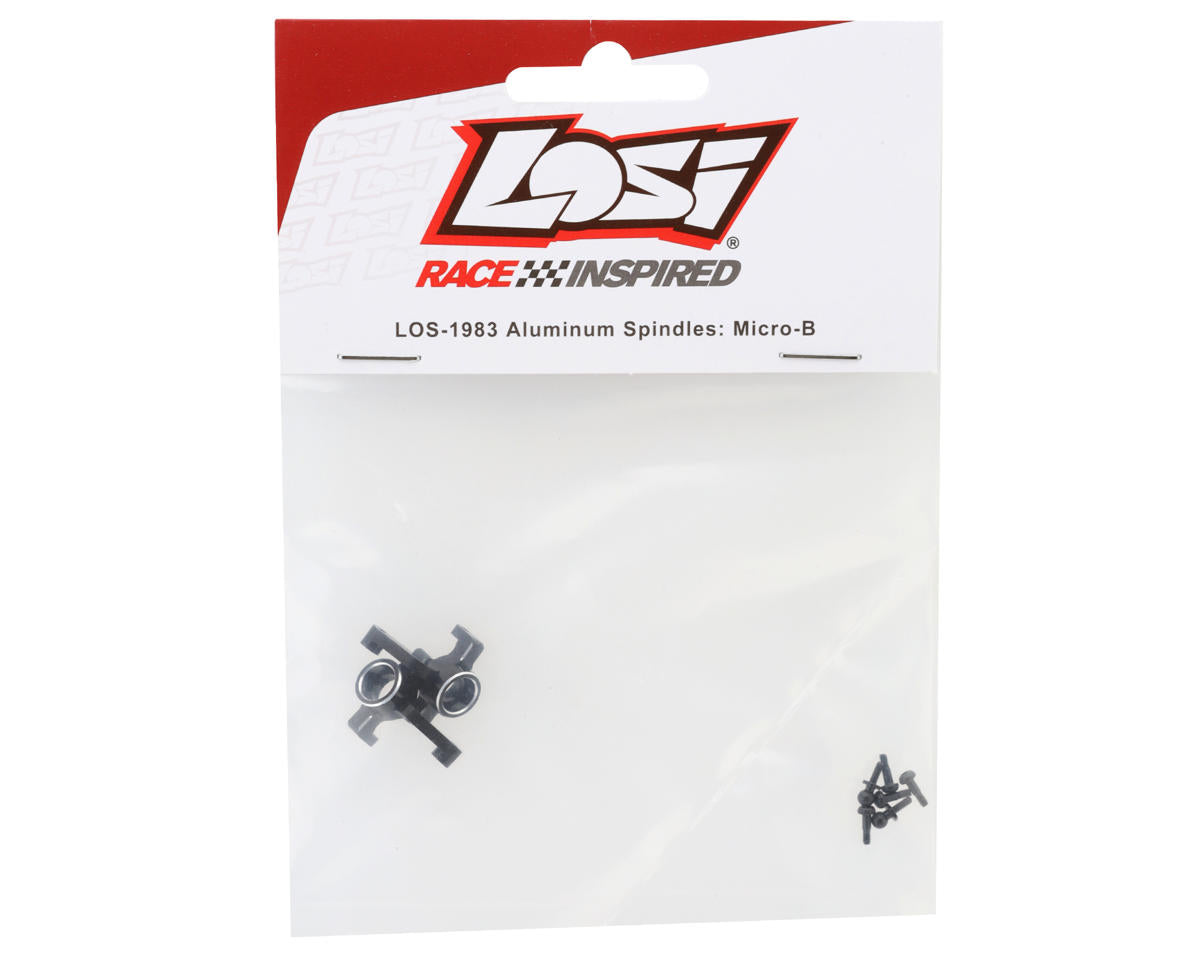 Losi Micro-B Micro-T Aluminum Spindles (2) w/Hardware LOS-1983