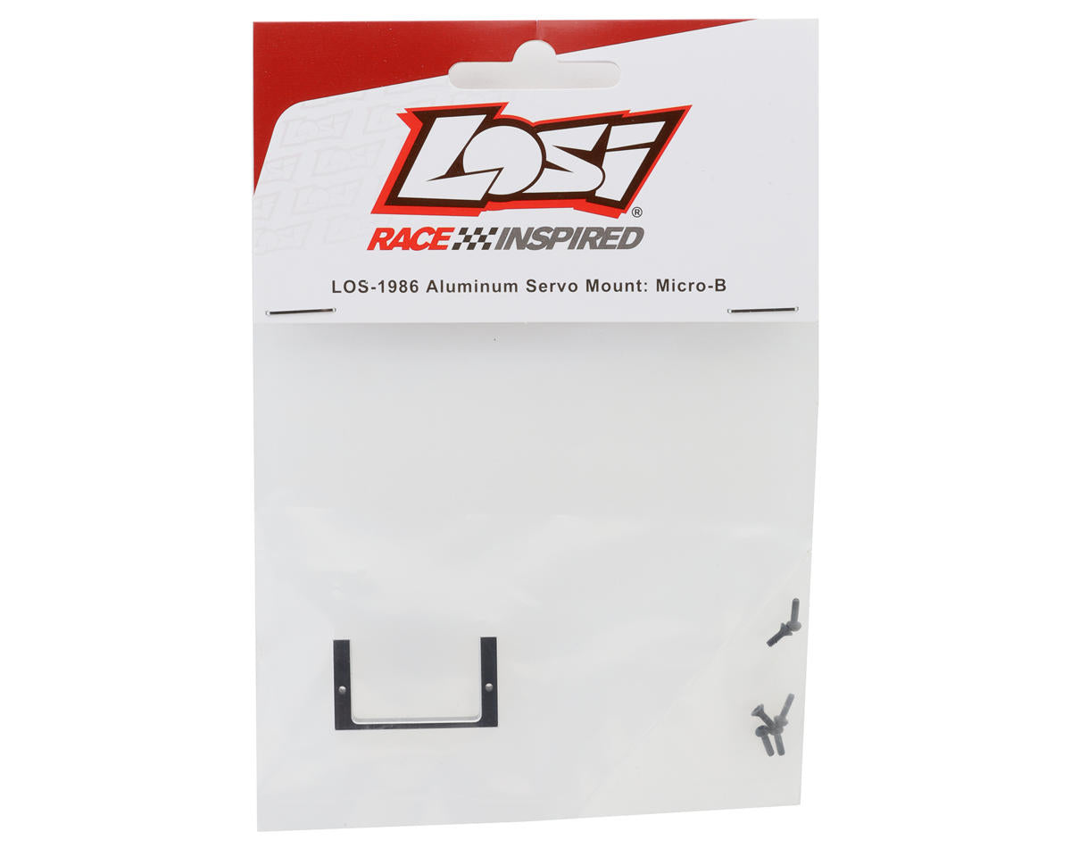 Losi Micro-B, Aluminum Servo Mount (Black) LOS-1986