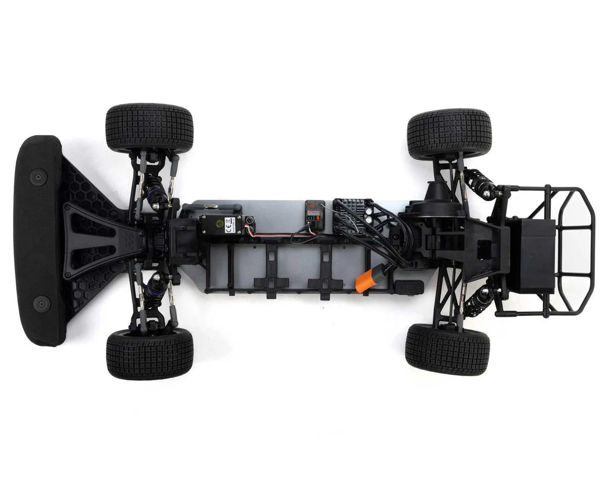 22S Dirt Late Model, 1/10 2WD RTR Dirt Oval, BLUE LOS-2167T1