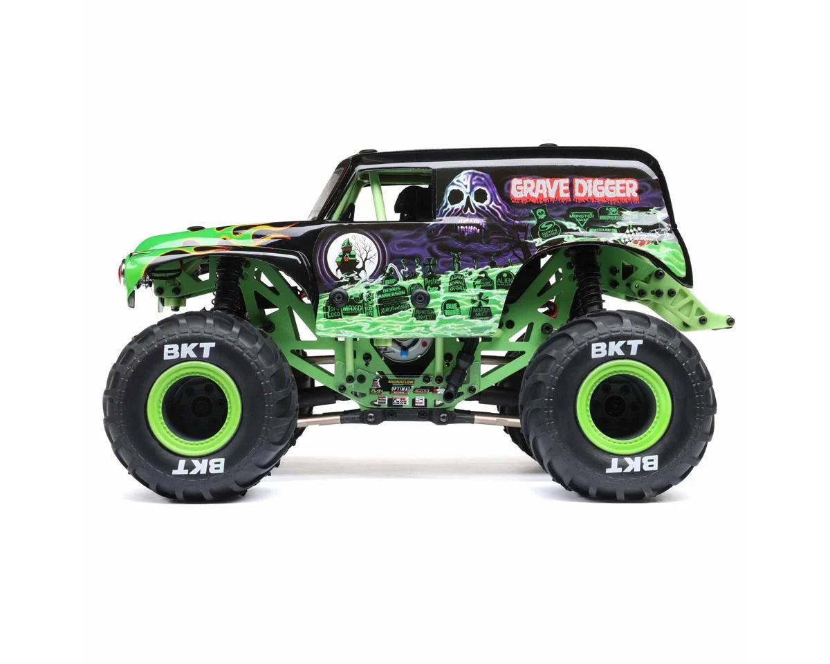 Losi 1/18 Mini LMT 4X4 Brushed RTR Monster Truck (Grave Digger) LOS01026T1