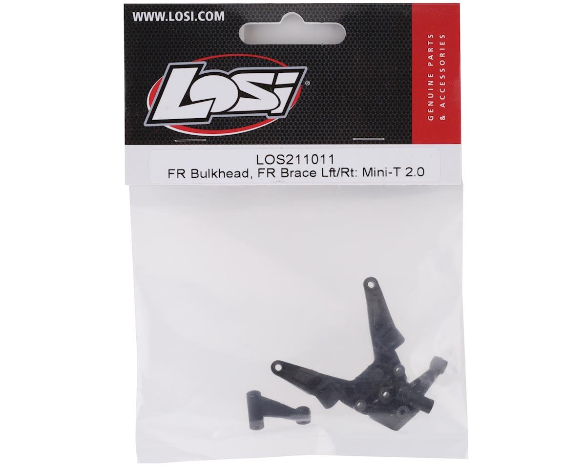 Losi Mini-T 2.0 Front Bulkhead & Brace LOS211011