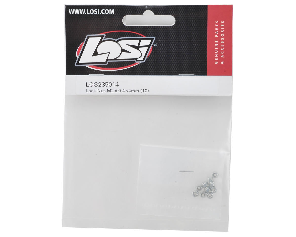 Losi 2x0.4x4mm Lock Nut (10) LOS235014
