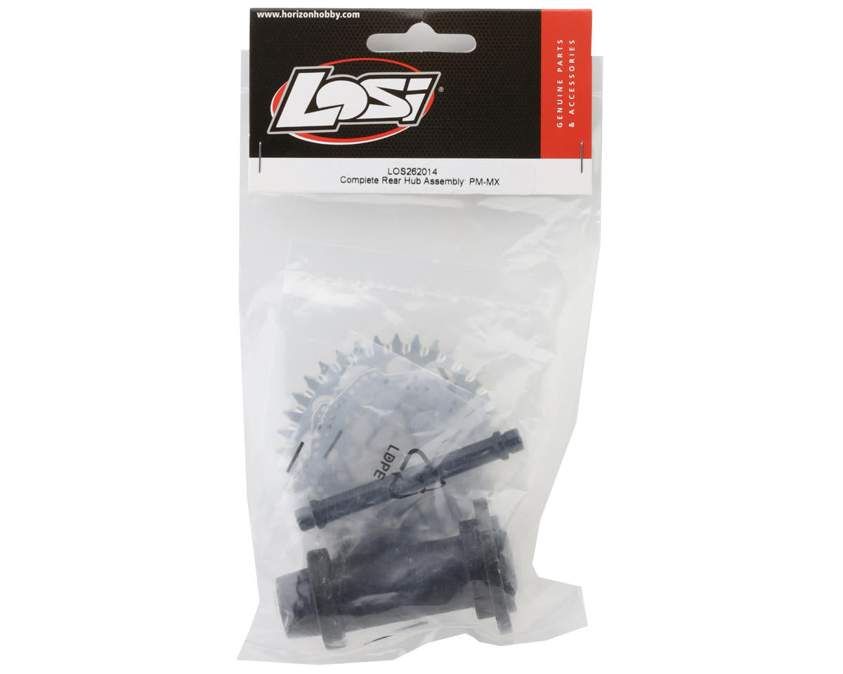 Losi Promoto-MX Rear Hub & Sprocket Assembly LOS262014
