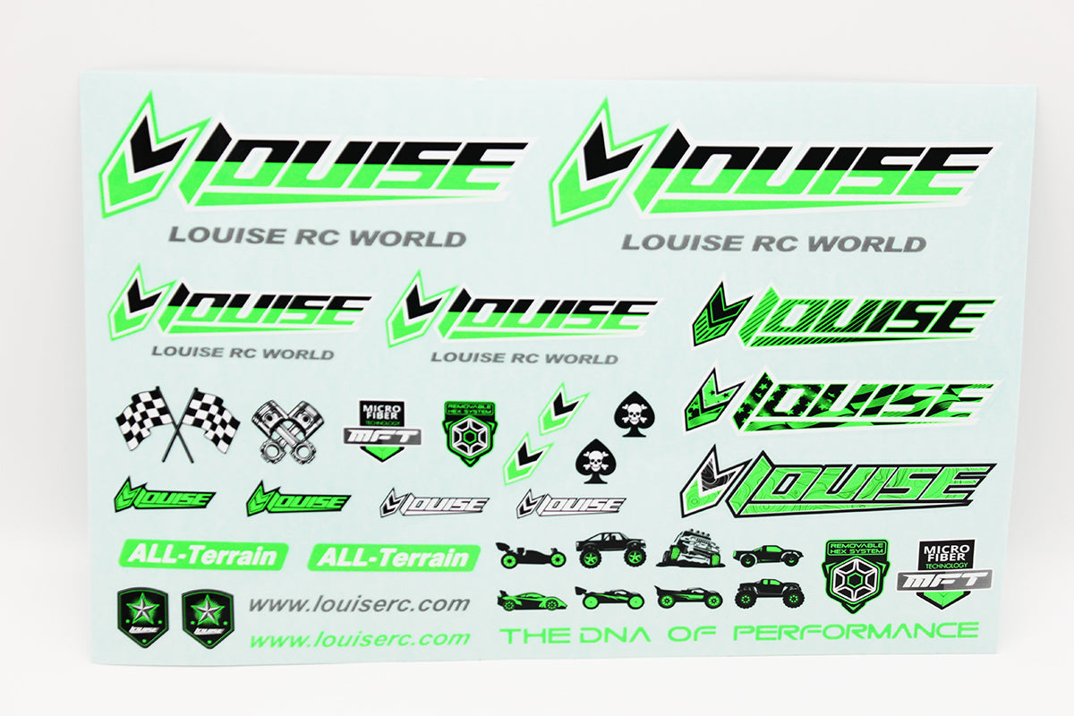Louise RC Sticker Sheet-Green L-T33730