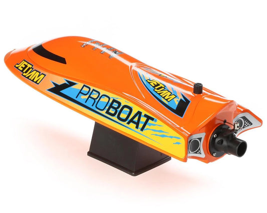 Pro Boat Jet Jam V2 12" Self-Righting Brushed RTR Pool Race Boat (Orange) PRB08031V2T1
