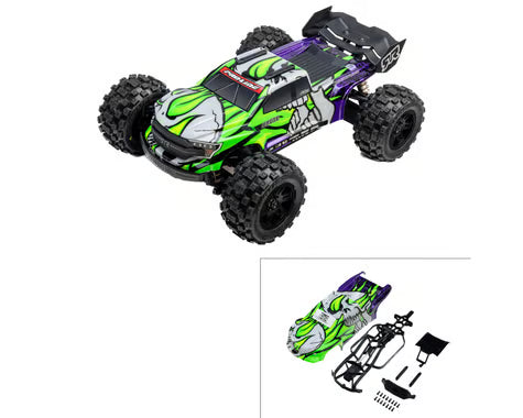 Pro-Line Arrma Mini Kraton Brute 1/16 Pre-Cut & Pre-Painted Body (Green/Black) (Limited Edition) PRO369320