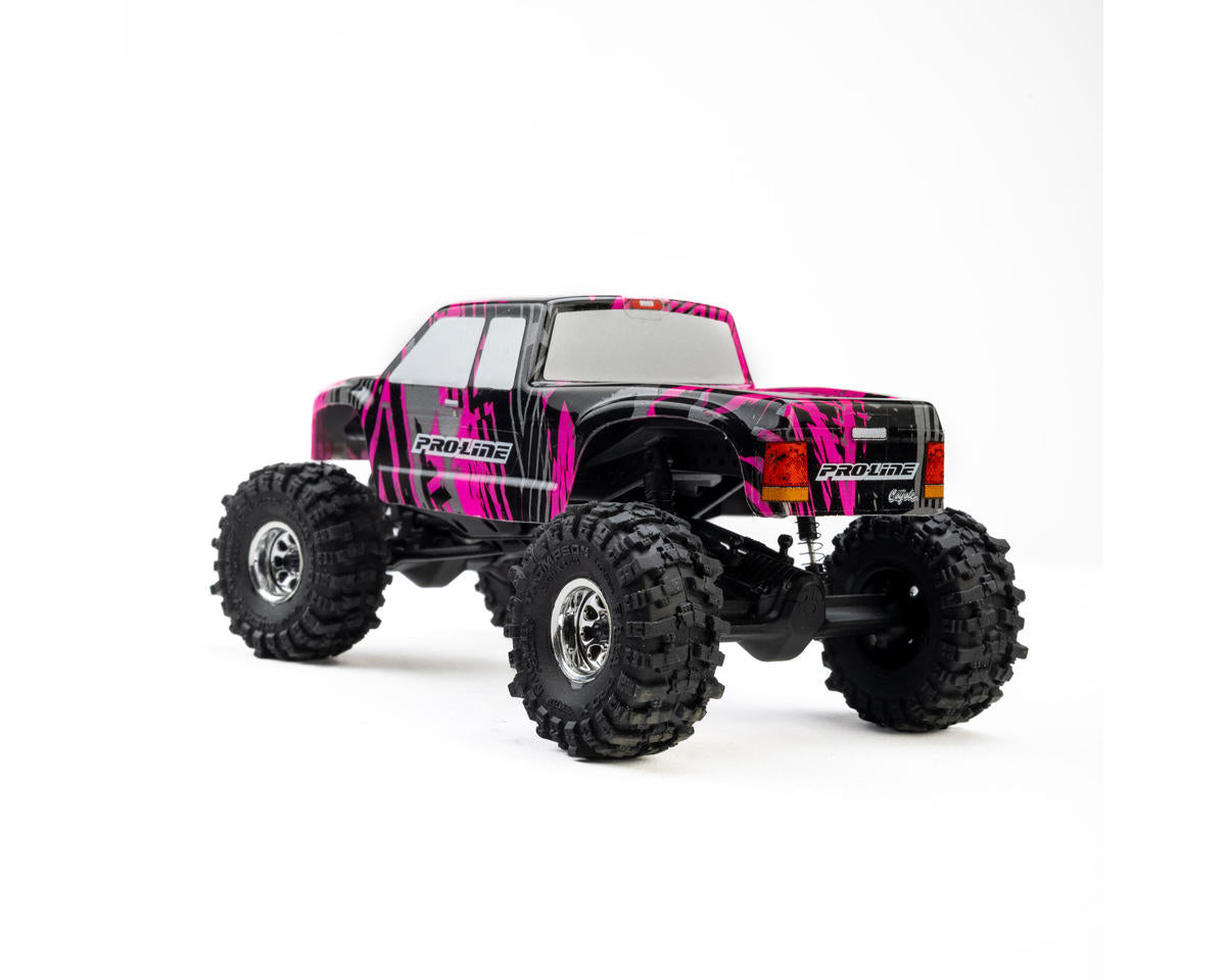 Pro-Line Axial SCX30 Coyote 1/30 High Performance Pre-Cut & Pre-Painted Body (Pink/Black) (Limited Edition) PRO3694-22