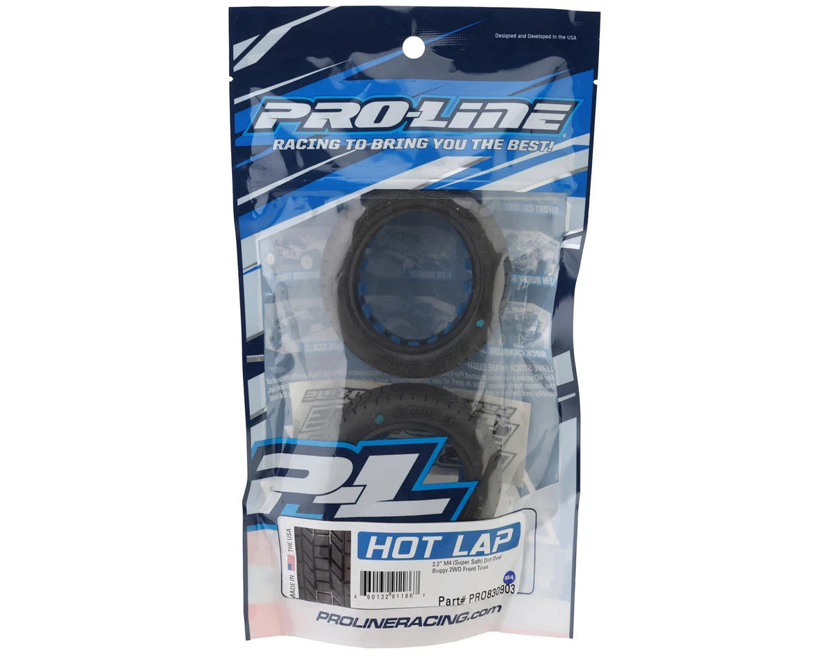 Pro-Line Hot Lap Dirt Oval 2.2" 2WD Front Buggy Tires (2) (M4) PRO830903