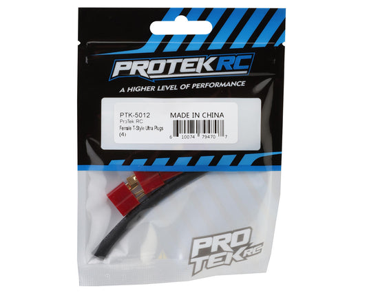 ProTek RC Female T-Style Ultra Plugs (4) PTK-5012