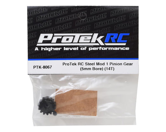 ProTek RC Steel Mod 1 Pinion Gear (5mm Bore) (14T) PTK-8067
