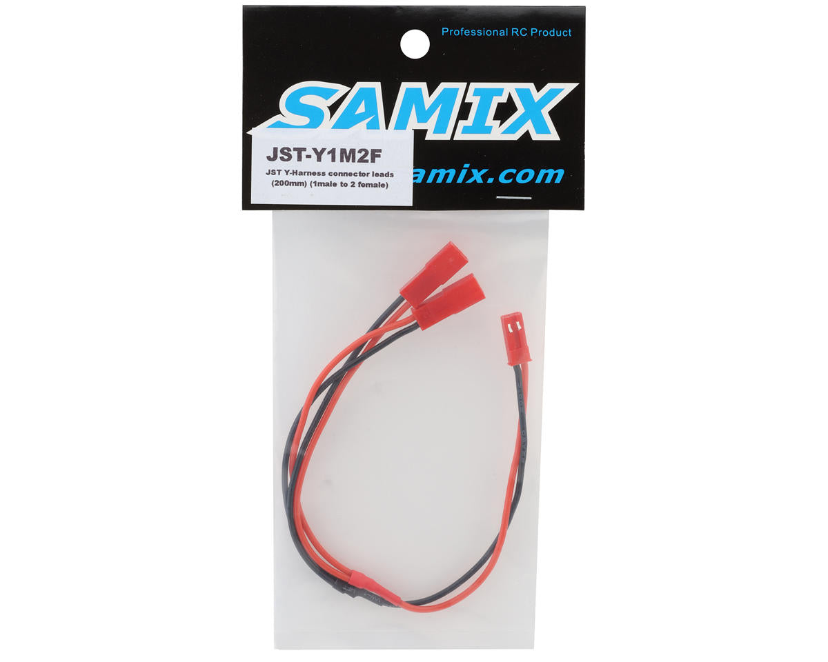 Samix JST Y-Harness Connector Leads (1 Male to 2 Female) (200mm) SAMJST-Y1M2F
