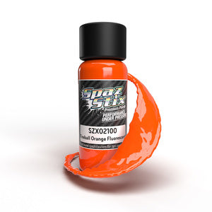 Fireball Orange Fluorescent Airbrush Ready Paint, 2oz SZX02100