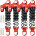 Aluminum 51mm Long Travel Shocks, for Traxxas TRX-4M RED PHBTRX597