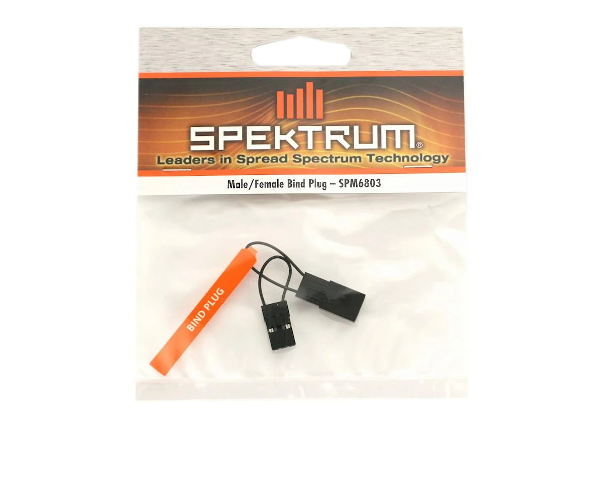 Spektrum RC Male/Female Universal Bind Plug SPM6803