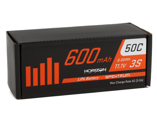 Spektrum RC 3S 50C LiPo Battery w/IC2 Connector (11.1V/600mAh) SPMX6003SIC2