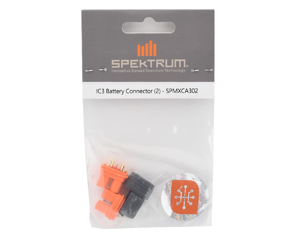 Spektrum RC IC3 Battery Connector (2) (Female) SPMXCA302