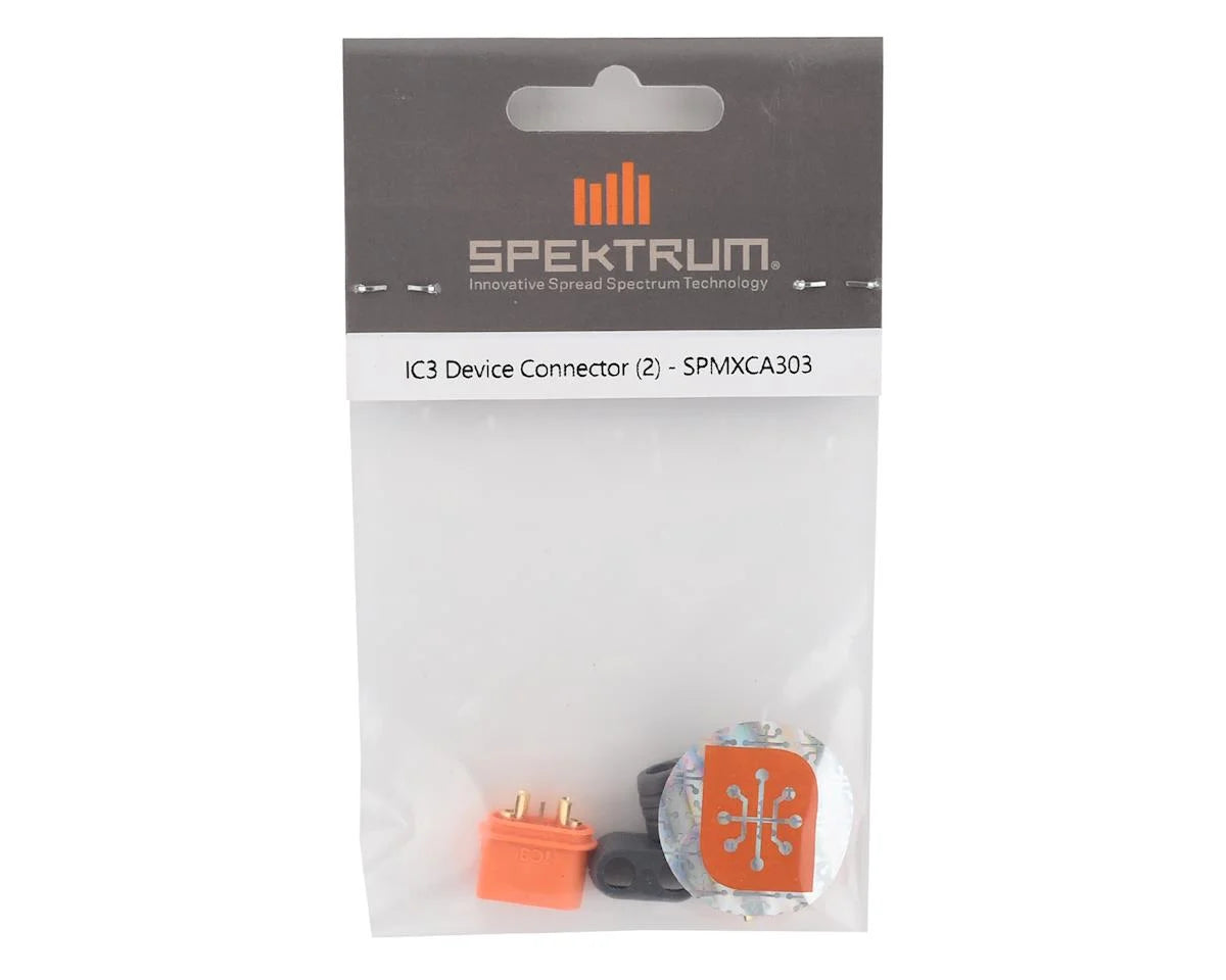 Spektrum RC IC3 Device Connector (2) (Male) SPMXCA303
