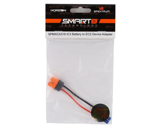 Spektrum RC 4" IC3 Battery to EC2 Device Charge Adapter SPMXCA318