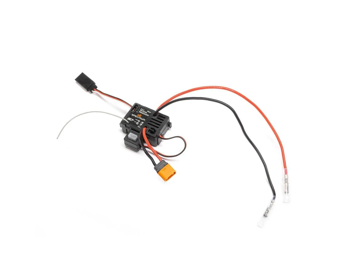 Spektrum RC SLT 25a Micro 1/18 Brushed ESC & RX Combo w/IC2 Connector SPMXSE3025RX