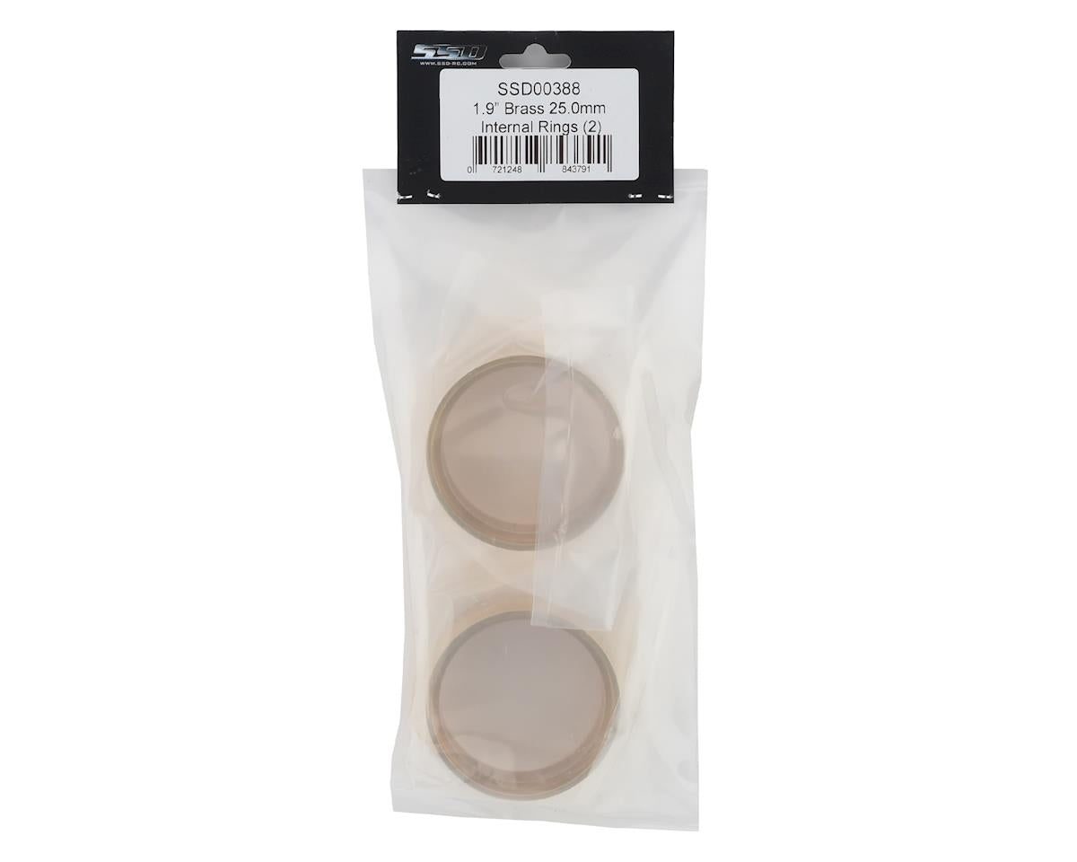 SSD RC Brass 1.9" Internal Lock Rings (2) (25.0mm) SSD00388