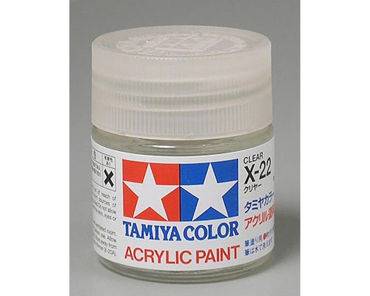 Tamiya X-22 Clear Gloss Acrylic Paint (23ml) TAM81022