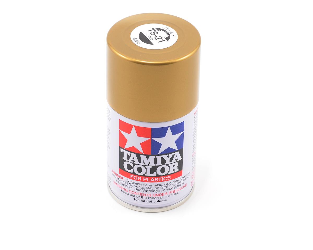 Tamiya TS-21 Gold Lacquer Spray Paint (100ml) TAM85021